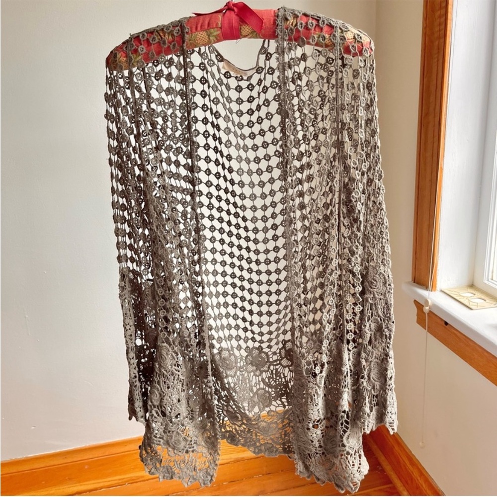 🌞Entro lace crochet top